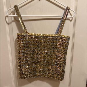 Vintage Partique sequin top